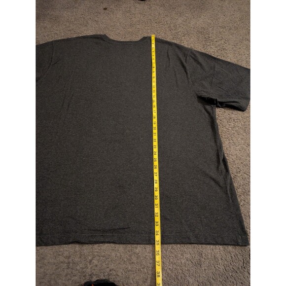 Carhartt Loose Fit Gray Pocket Short Sleeve T-Shirt Distressed Men's 4XL - Picture 5 of 6